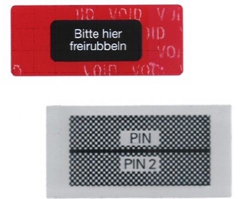 PIN Void Label